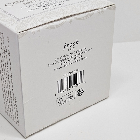 NEW Fresh Creme Ancienne Soft Cream Full Size 100 ML 3.3 FL OZ Luxury - Picture 4 of 5